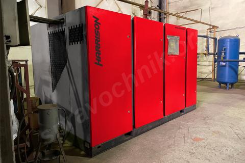 Поставка винтового компрессора большой мощности на завод