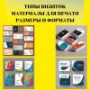 Типы визиток, размеры и форматы