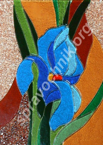 Витражная ниша, фьюзинг