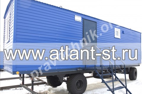 Вагон-дома на шасси, на санях. Красноярск