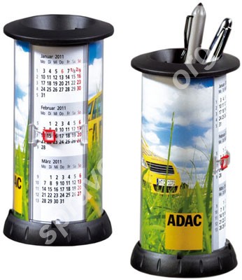 Подставка для ручек с календарём на 2023 год.