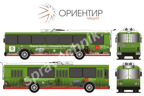 реклама на транспорте 
