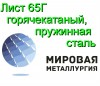 Лист 65Г горячекатаный, пружинная сталь 65Г ГОСТ 1577-93