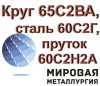 Круг 65С2ВА, сталь 60С2Г, пруток 60С2Н2А, пружины ГОСТ 14959-79