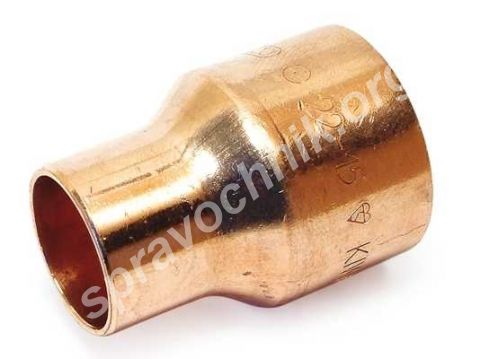 Муфта переходная двухраструбная (пайка) 15х12