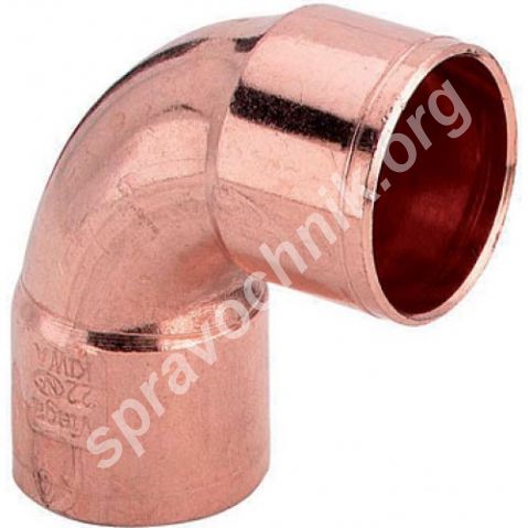 Отвод двухраструбный 15 (пайка)