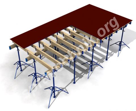 Опалубка перекрытий балочно-стоечная в аренду