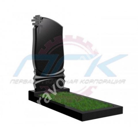 Памятник № 4 "granito с гравированным православным крестом"