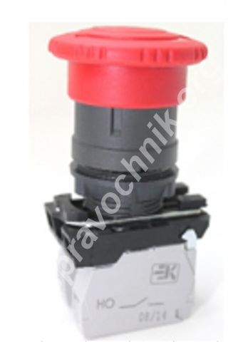 Кме 5611м -ф красный 1но+1нз гриб ip65, шт