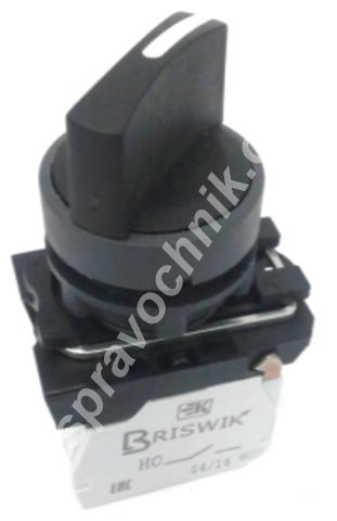 Кпе 1611 -р черный 1но+1нз ручка с фикс 2-поз ip65, шт