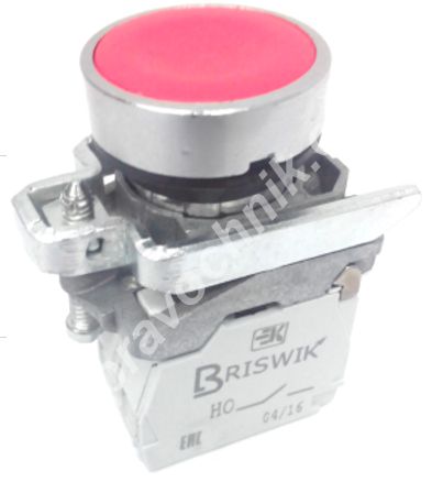 Кме 4601м -с красный 0но+1нз цилиндр ip65, шт