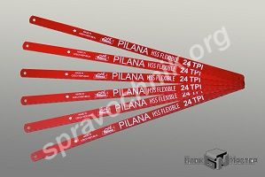 Ножовочное полотно по металлу hss flexible pilana (чехия)