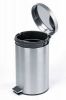 Ведро для мусора хромированное  с педалью 3л.