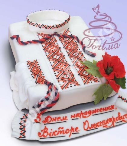 Торт на заказ в киеве "вышиванка"