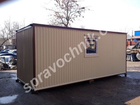 Блок-контейнер, бытовка, вагончик бежевый профлист