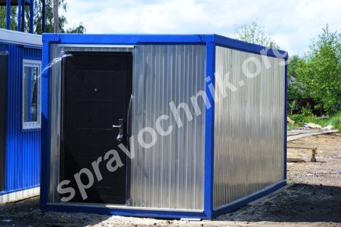 Бытовка, блок-контейнер, пост охраны 3х2. 4х2. 5 метра