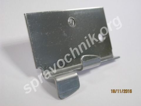 Кляммер скрытого крепления кг-с угловой aisi 430 1,2мм окр. Ral