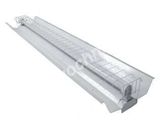 Светильник  лспо стс 01-1х58-102 с защитной решеткой.