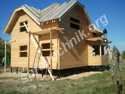 Дома и бани из профилированного бруса от производителя. Москва