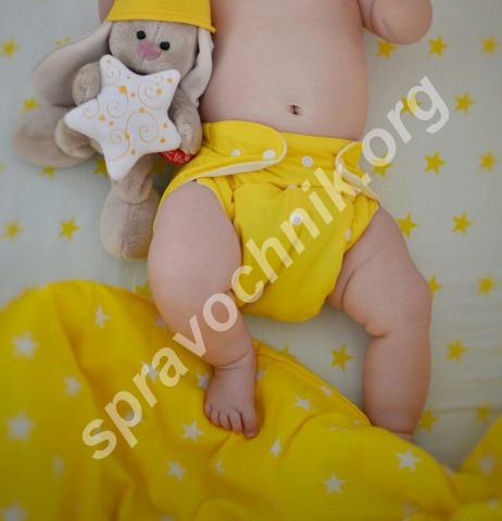 Многоразовый подгузник однотонный эконом. Екатеринбург