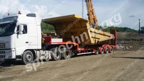 Перевозка карьерных самосвалов
