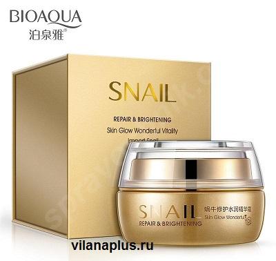 Bioaqua восстанавливающий крем для лица с муцином улитки, 50 мл.. Краснодар
