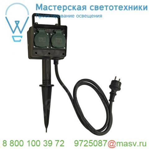 227001 slv удлинитель садовый на 4 розетки, ip44, кабель 1,4 метра, de/ru