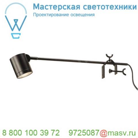 1000733 slv anela led display светильник на струбцине 10вт с led 4000к, 750лм, 50°, с выключателем