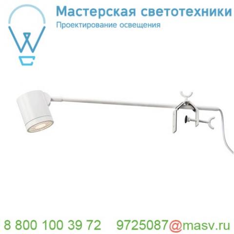 1000734 slv anela led display светильник на струбцине 10вт с led 4000к, 750лм, 50°, с выключателем