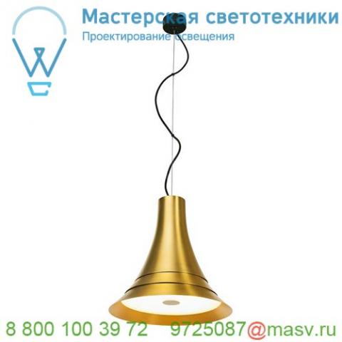 1000441 slv bato 35 led pd светильник подвесной 21вт с led 2500к, 1500лм, 100°, латунь