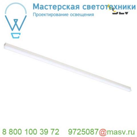 631327 slv batten led 120 сборка в корпусе 117,5 см, 16. 5вт с led 4000к, 1710лм, 150°, без кабеля