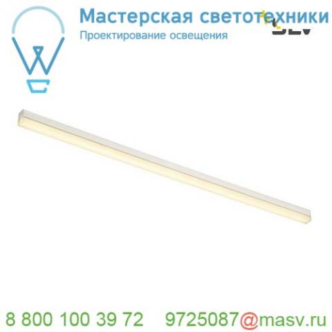 631315 slv batten led 90 сборка в корпусе 87,5 см, 12. 4вт с led 3000к, 1065лм, 150°, без кабеля