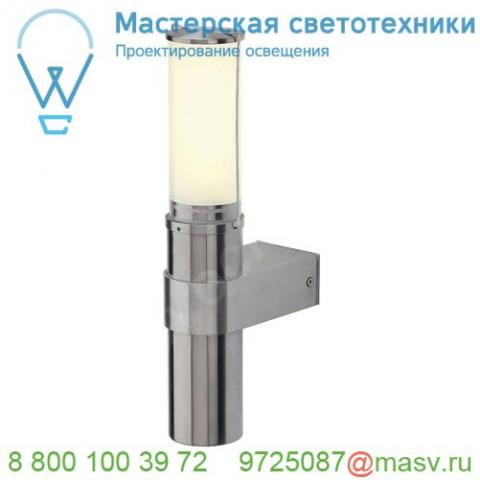 229182 slv big nails wl светильник настенный ip44 для лампы e27 15вт макс. , сталь