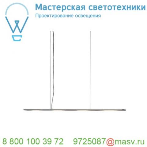 157644 slv cygnis pd-1 светильник подвесной димм. с led 27вт, 3000к, 2100лм, без основания