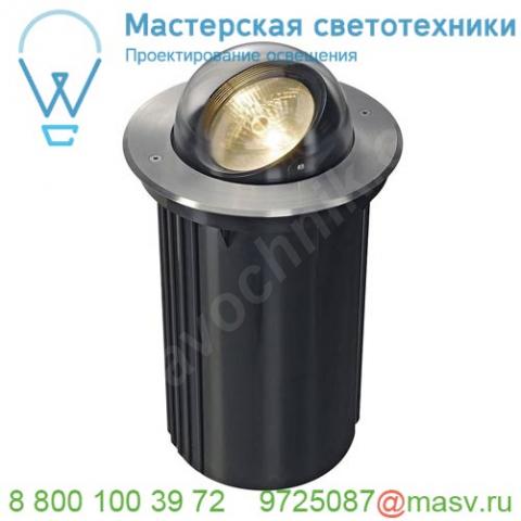 228370 slv dasar® 218 светильник встраиваемый ip67 c trafo для лампы qrb111 50вт макс. , сталь