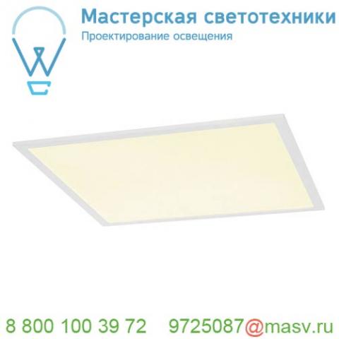 158814 slv i-vidual panel 62x62 свет-к встр. (прочная рама) 1а 40вт с led 4000к, 3900лм, ugr<19, без