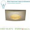 114477 slv out 65 square led set, светильник ip65 встраив с led 9(12)вт, 38°, 3000к, 460лм, с бп