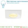 114471 slv out 65 square светильник встраиваемый ip65 12вт с led 3000к, 640лм, 38°, белый