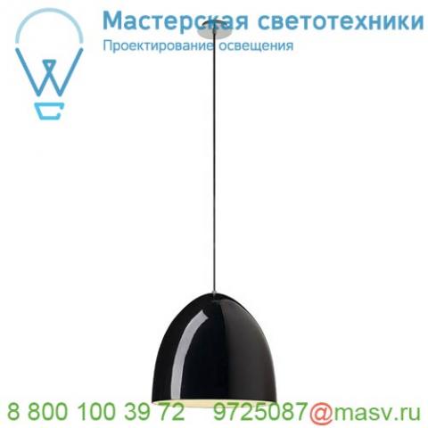 155470 slv para cone 40 светильник подвесной для лампы e27 60вт макс. , черный глянцевый