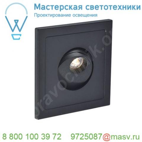 146210 slv pho светильник встраиваемый 350ма 1вт с led 3000к, 90лм, 20°, cri>90, черный