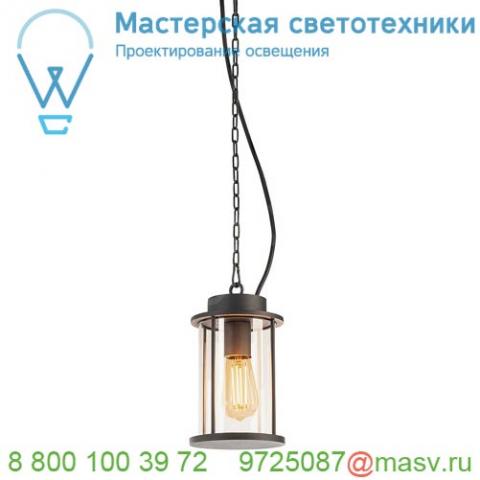 232065 slv photonia pd светильник подвесной ip44 для лампы e27 60вт макс. , без основания, антрацит/