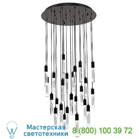 Seraph round 20 inch led chandelier blackjack lighting ser-20p-bl-bu, светильник