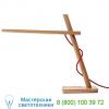 Pablo designs clam mini wht oak clamp mini table lamp, настольная лампа