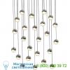 2918. 01-sml sonneman lighting grapes 24 light led round multipoint pendant, светильник