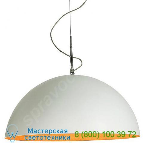 Mezza luna 1 white transparent in-es art design mezza luna pendant light, светильник