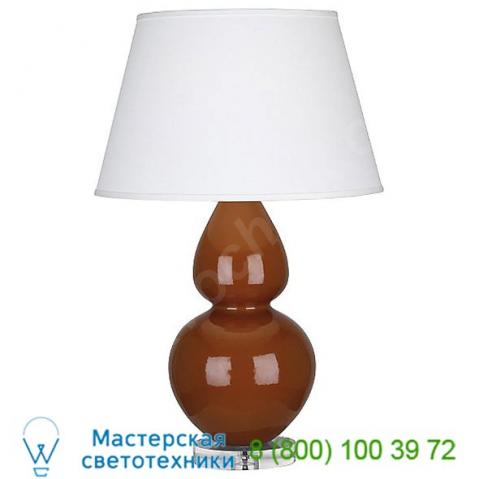 Double gourd lucite table lamp - large a606 robert abbey, настольная лампа