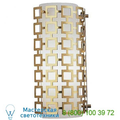 662 parker half round sconce robert abbey, настенный светильник