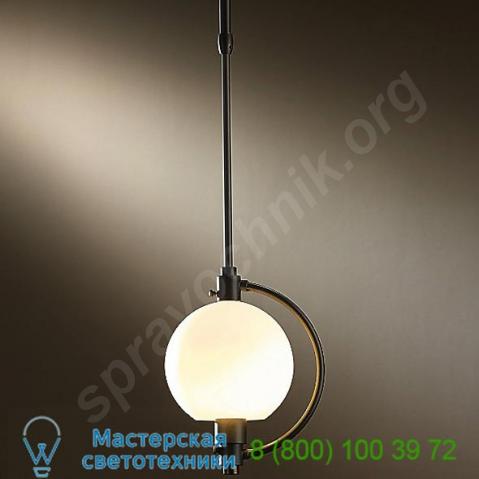188700-1057 pluto 1 light pendant light hubbardton forge, светильник