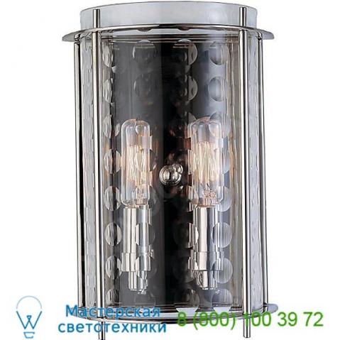 Esopus two light wall sconce 7602-pn hudson valley lighting, настенный светильник