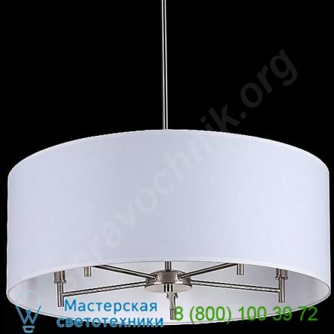 Walker 5-arm drum chandelier light lights up! 9050bn-wht, светильник